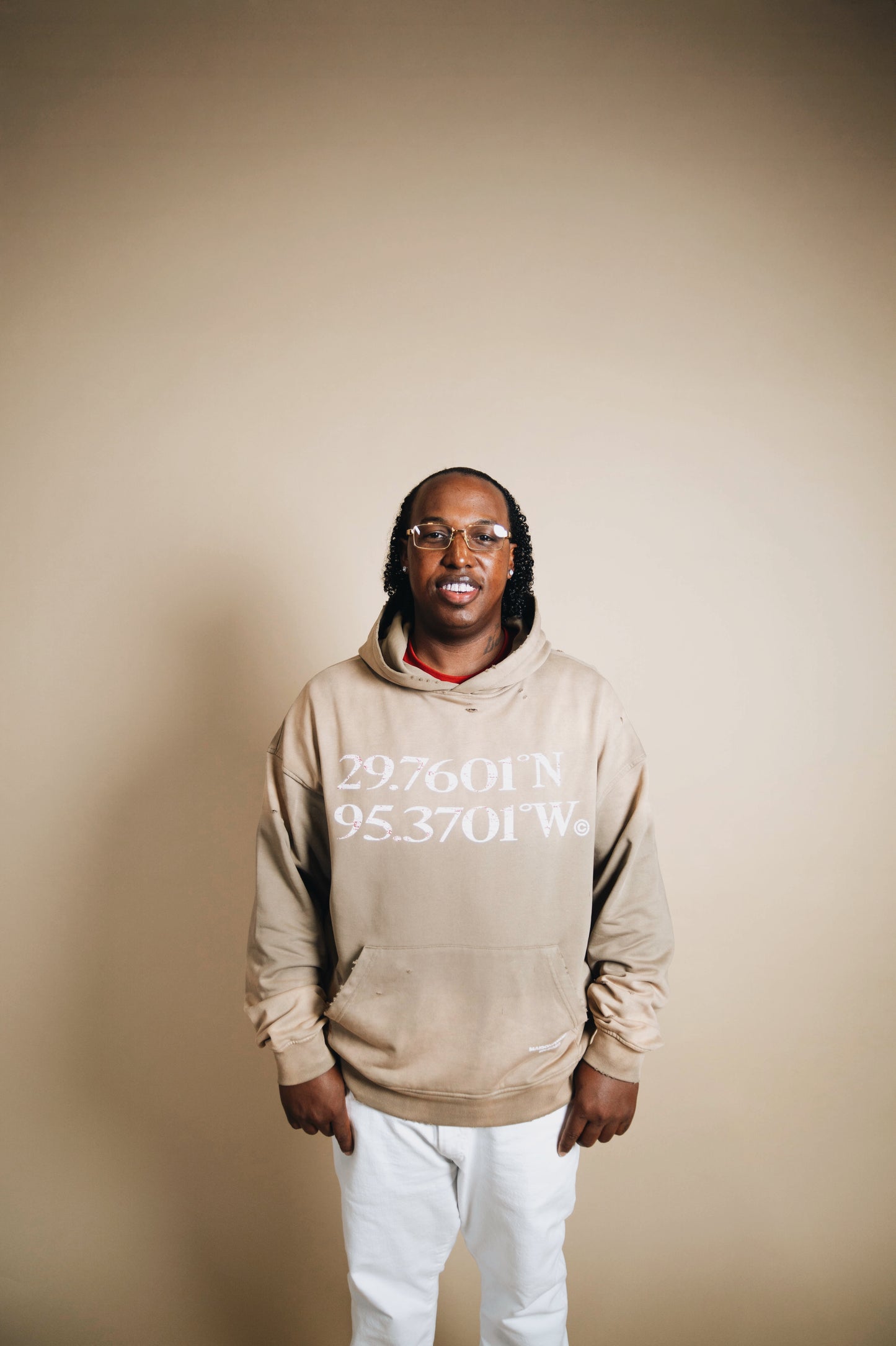 Camel "Coordinates" Hoodie