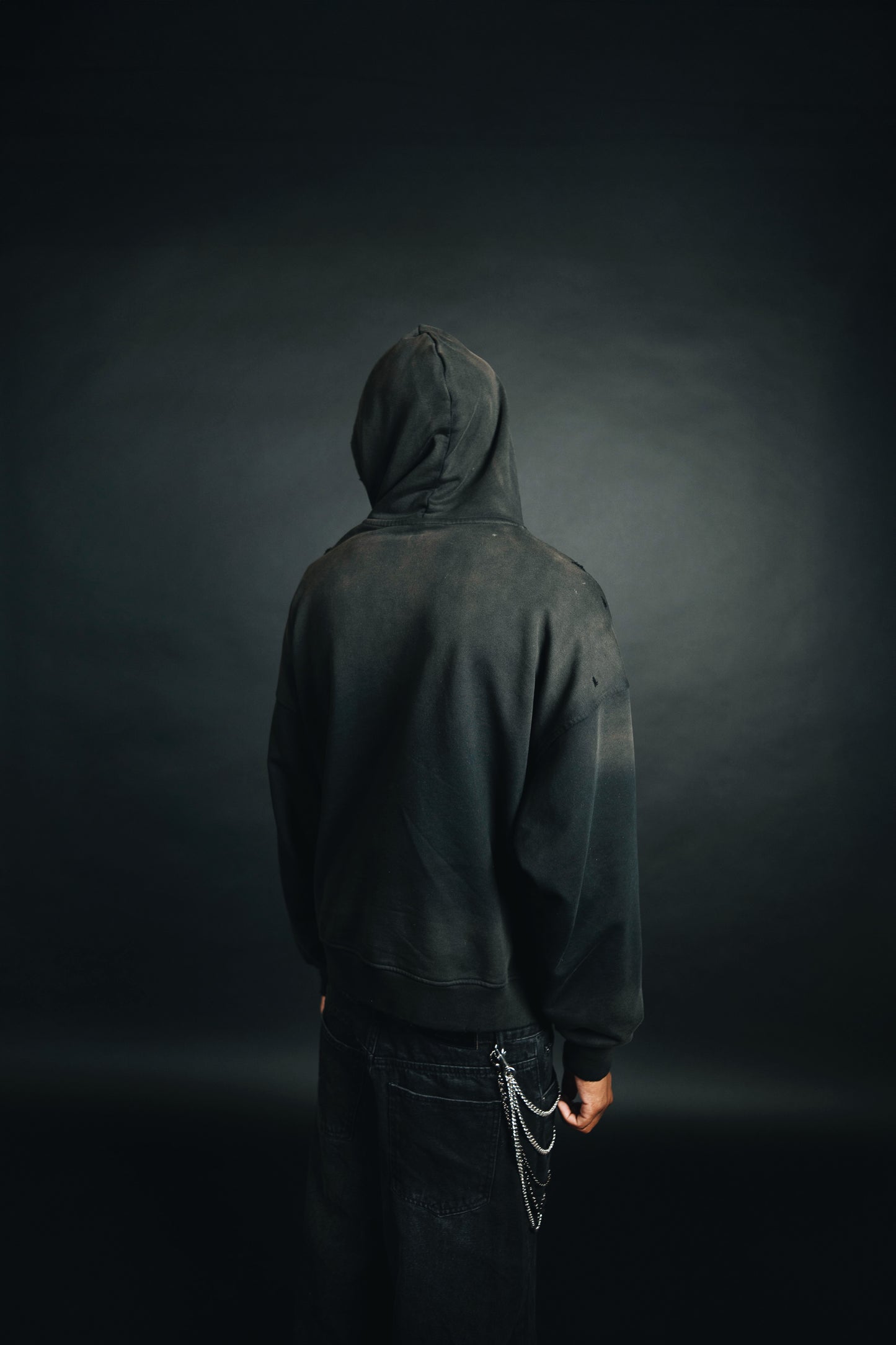 Black "Coordinates" Hoodie