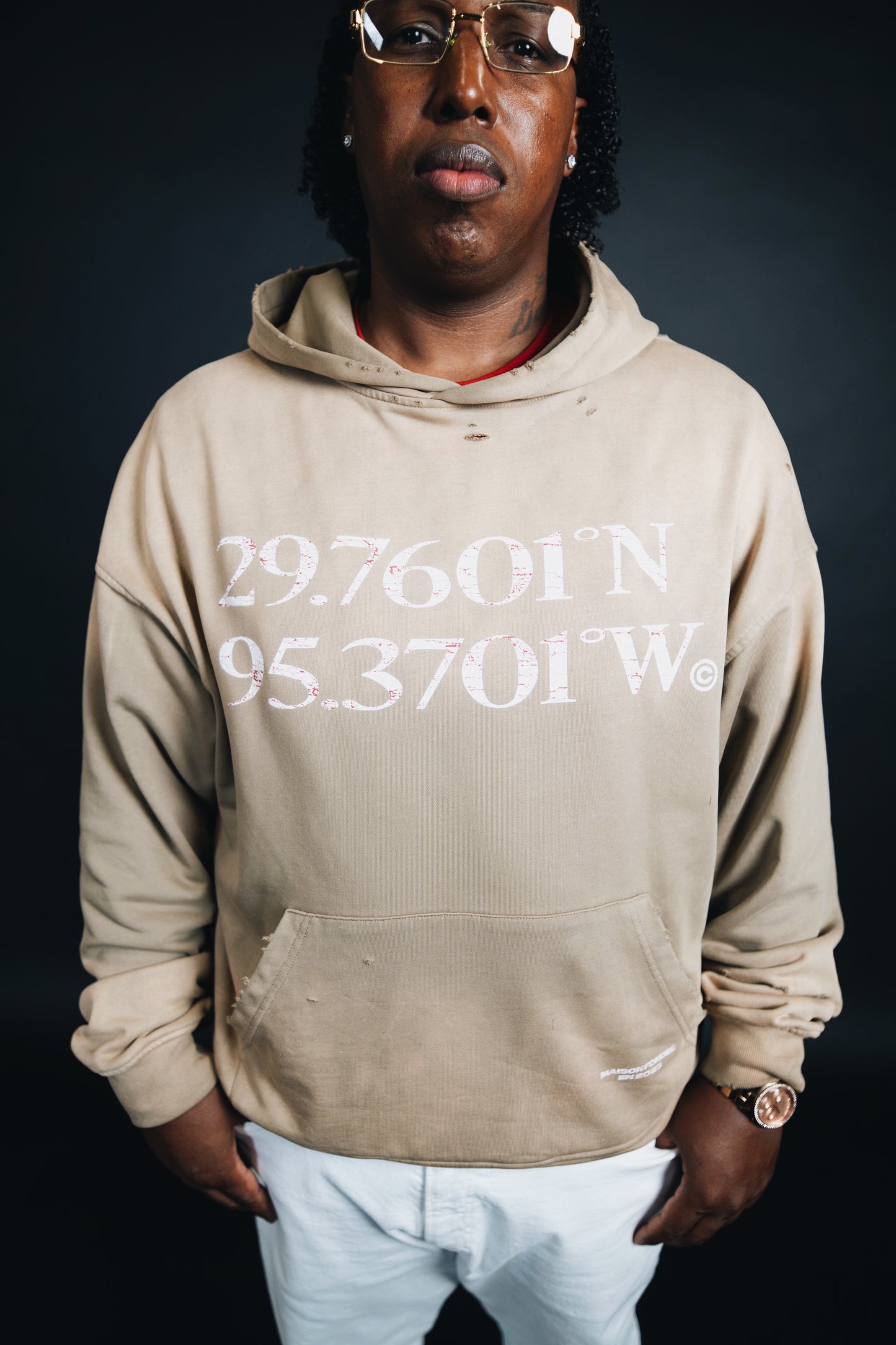 Camel "Coordinates" Hoodie